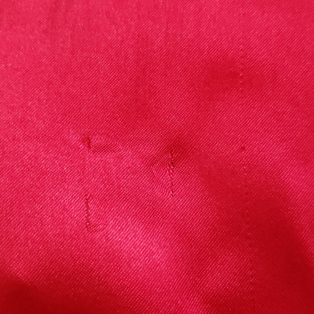 Silky Satin Red Lingerie Slip Empire Waist Sweetheart Dress Chemise Nightgown - Picture 11 of 13